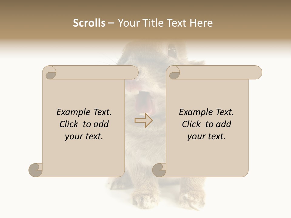 Holiday Rabbit Animal PowerPoint Template