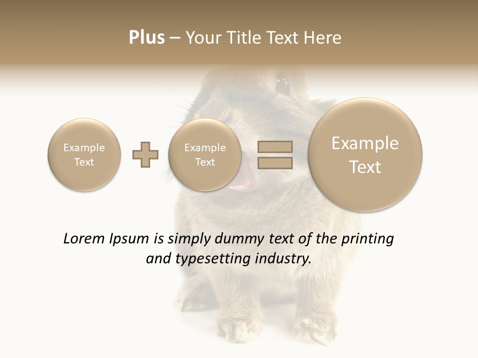 Holiday Rabbit Animal PowerPoint Template