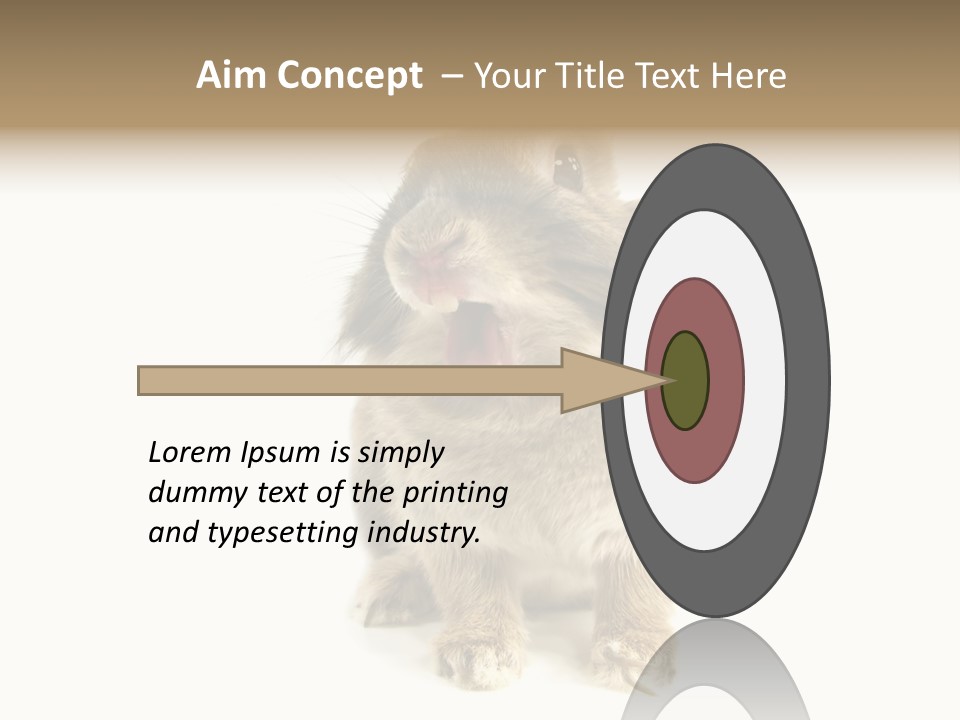 Holiday Rabbit Animal PowerPoint Template