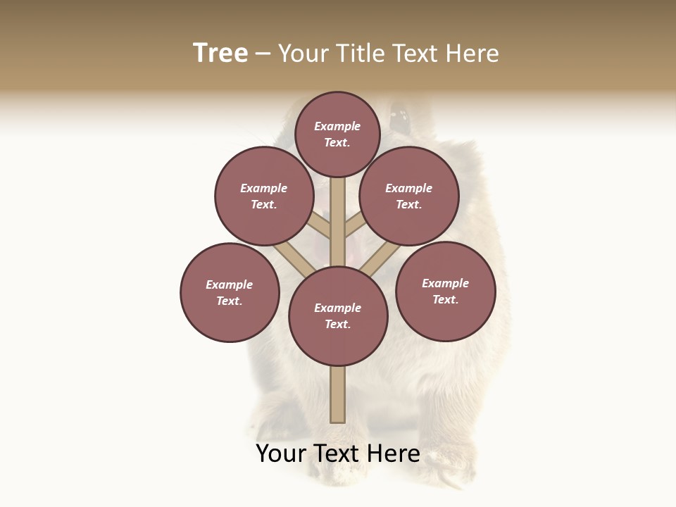 Holiday Rabbit Animal PowerPoint Template