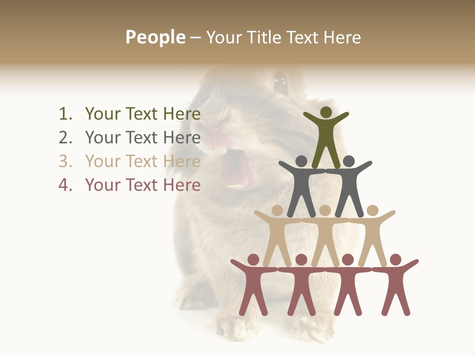 Holiday Rabbit Animal PowerPoint Template