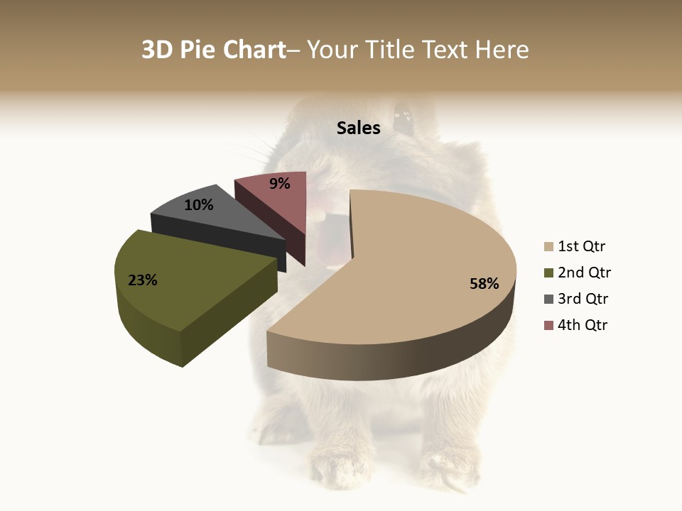 Holiday Rabbit Animal PowerPoint Template