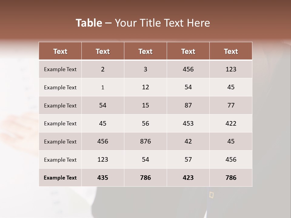 Smile Job Palm PowerPoint Template