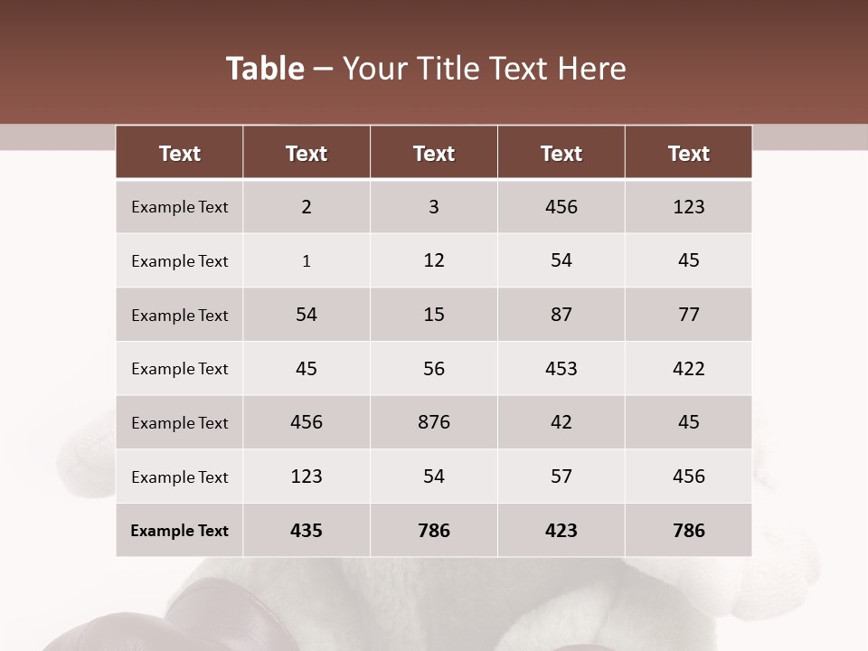 Furry Male Stuff PowerPoint Template