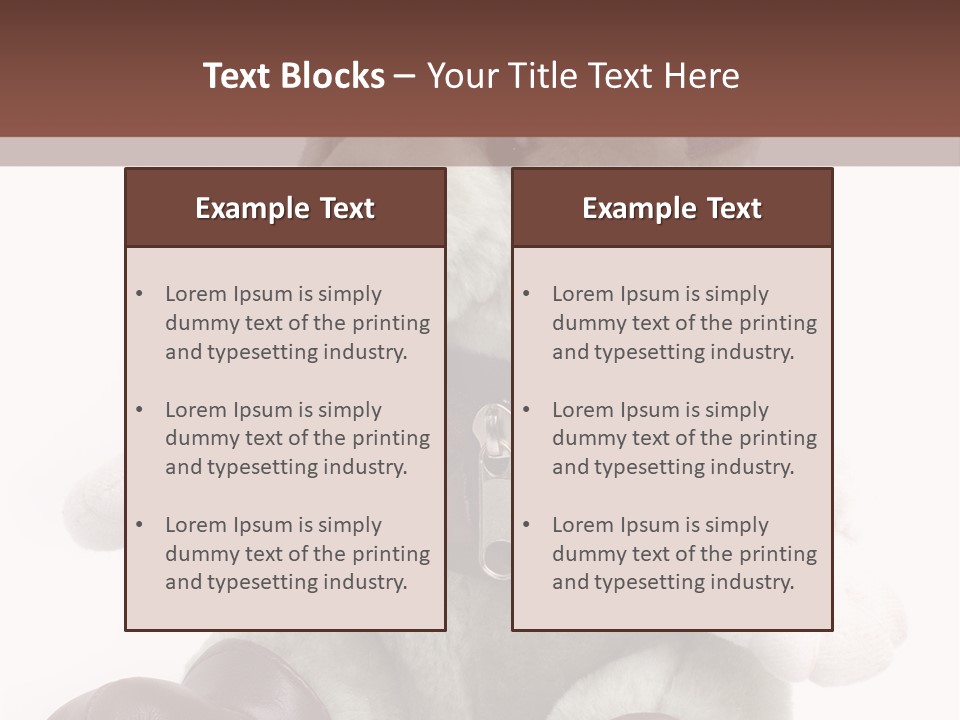 Furry Male Stuff PowerPoint Template