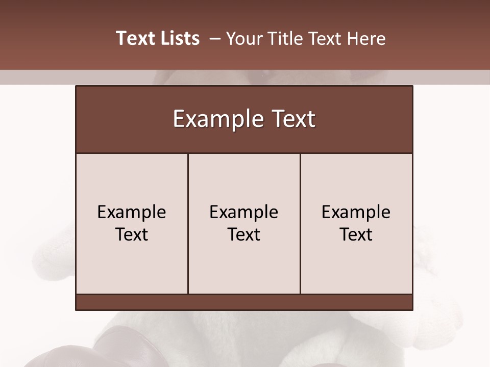 Furry Male Stuff PowerPoint Template