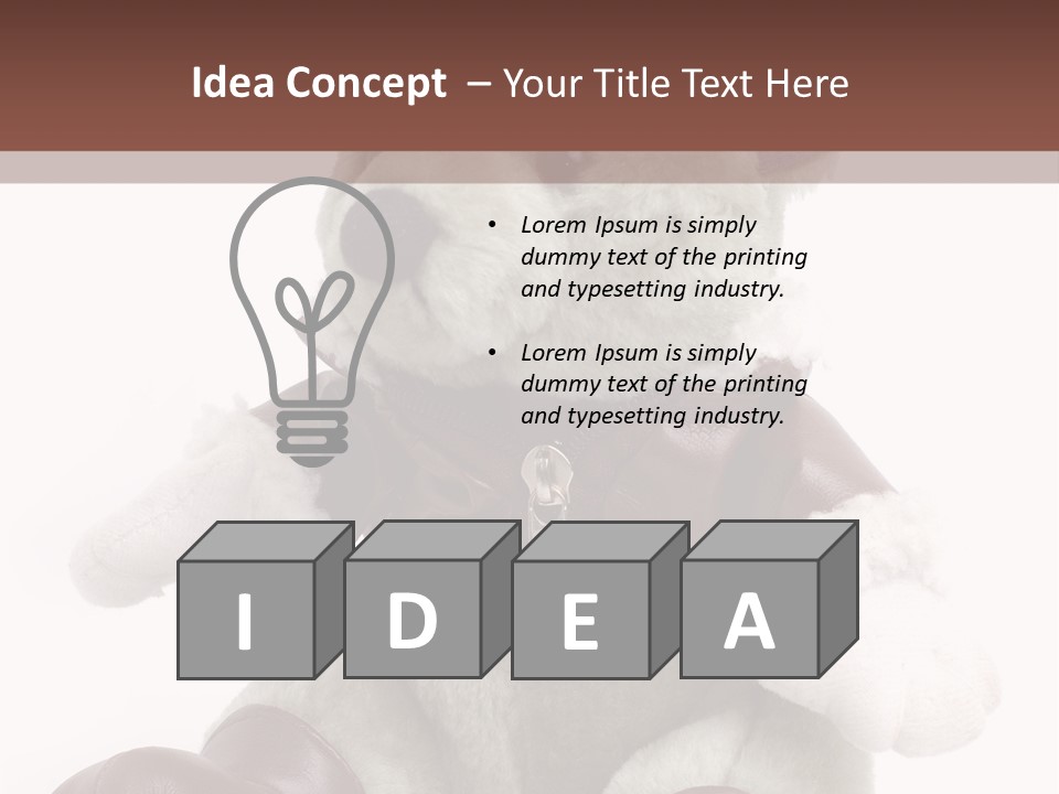 Furry Male Stuff PowerPoint Template