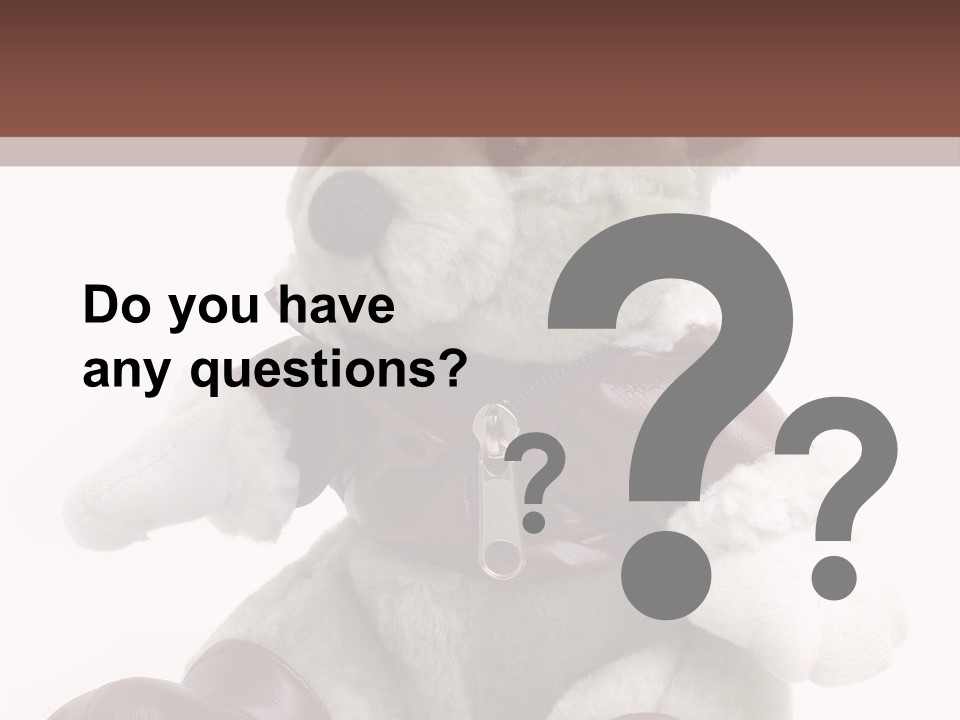 Furry Male Stuff PowerPoint Template