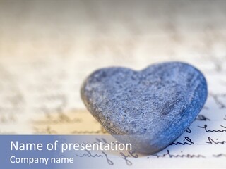 Love Letter Romantic Symbol PowerPoint Template