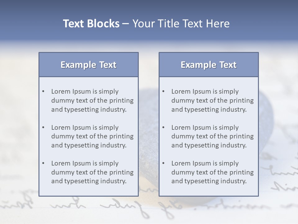 Love Letter Romantic Symbol PowerPoint Template