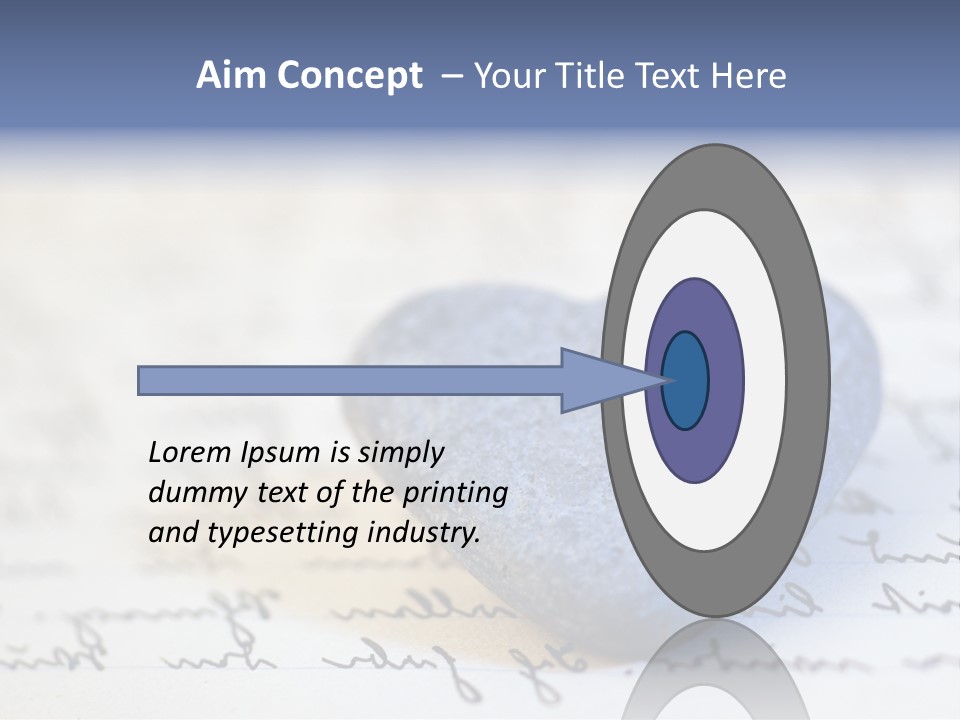 Love Letter Romantic Symbol PowerPoint Template