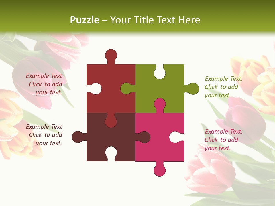 Colorful Floral Flowers PowerPoint Template