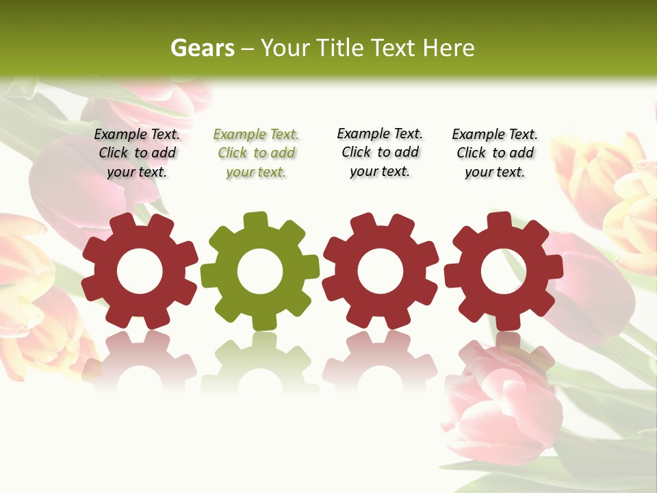 Colorful Floral Flowers PowerPoint Template