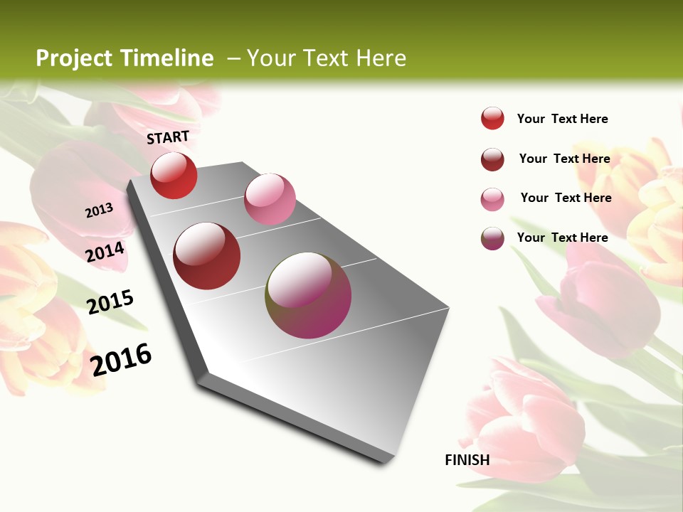Colorful Floral Flowers PowerPoint Template