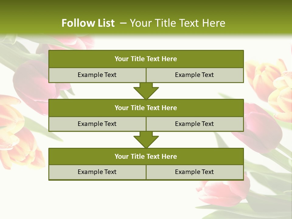 Colorful Floral Flowers PowerPoint Template