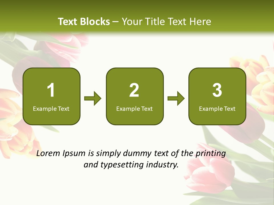 Colorful Floral Flowers PowerPoint Template