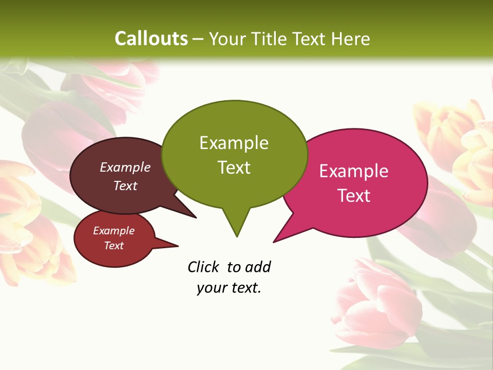 Colorful Floral Flowers PowerPoint Template