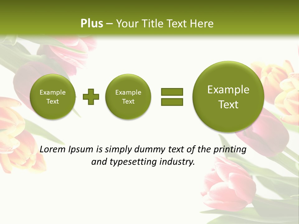 Colorful Floral Flowers PowerPoint Template