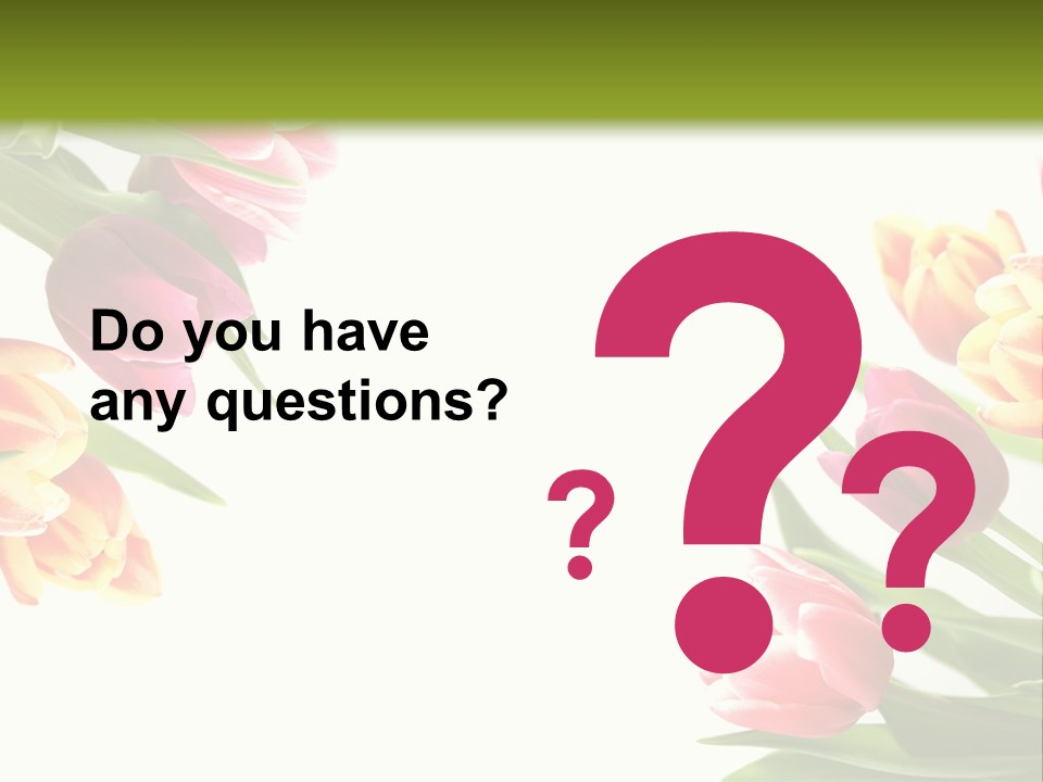 Colorful Floral Flowers PowerPoint Template