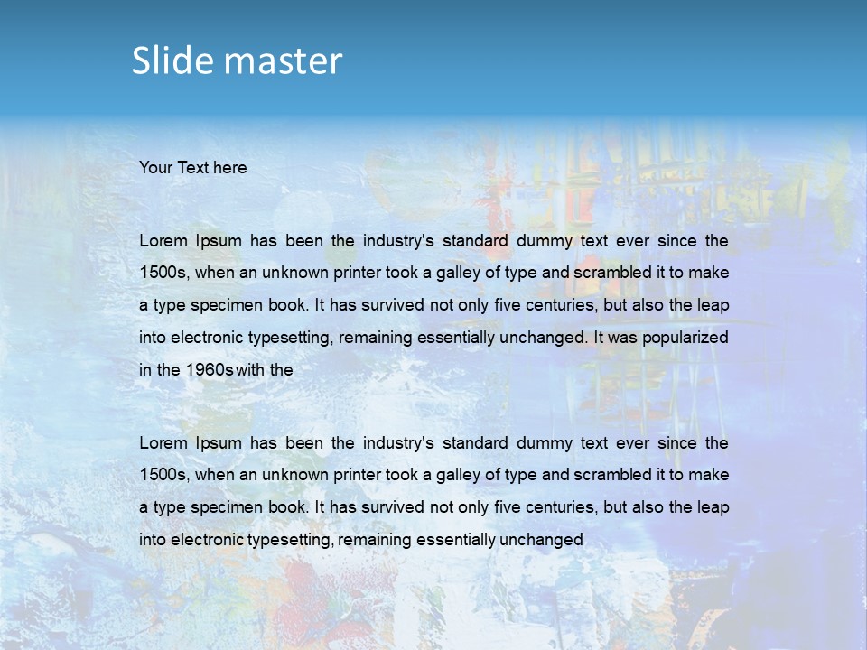 Art Abstract Background PowerPoint Template