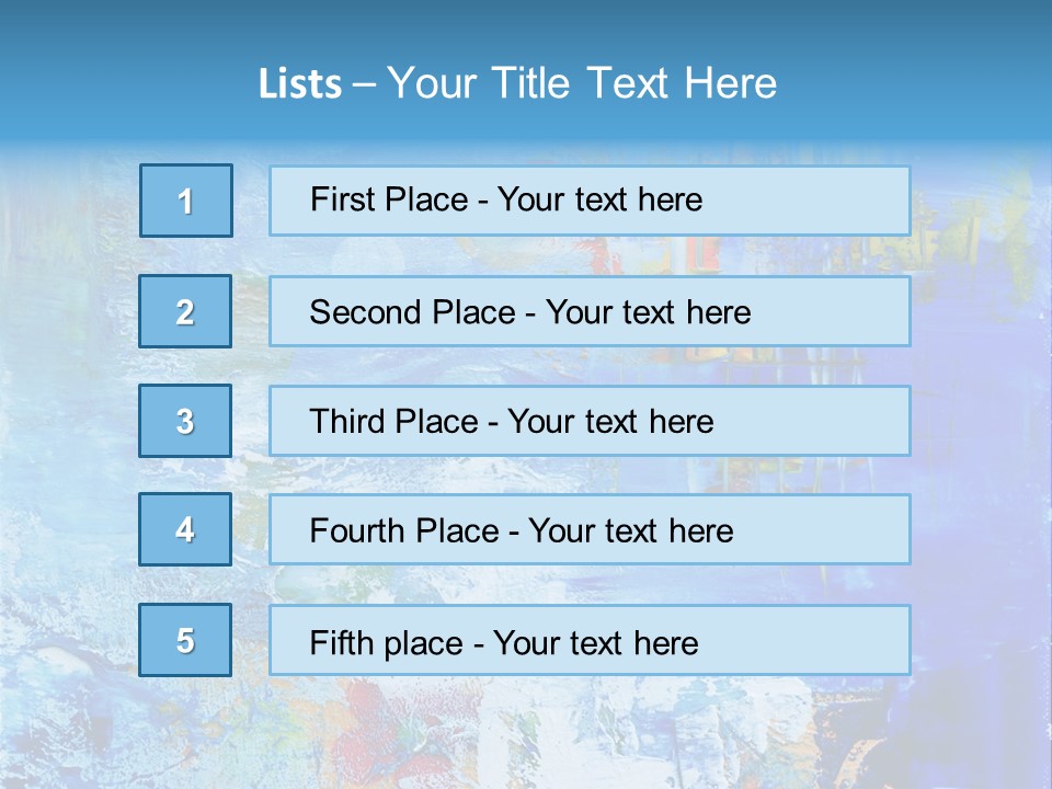 Art Abstract Background PowerPoint Template