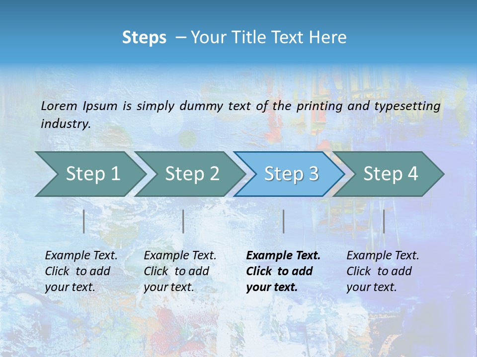 Art Abstract Background PowerPoint Template