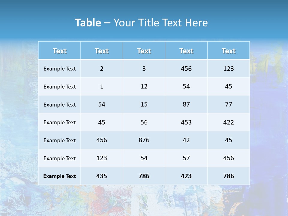 Art Abstract Background PowerPoint Template