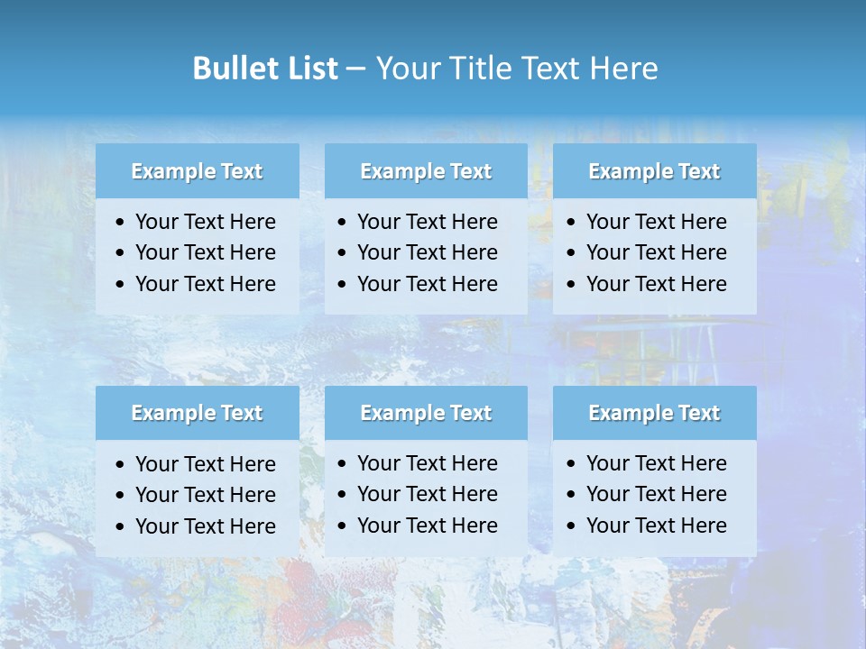 Art Abstract Background PowerPoint Template