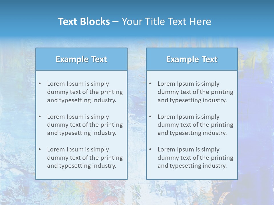 Art Abstract Background PowerPoint Template