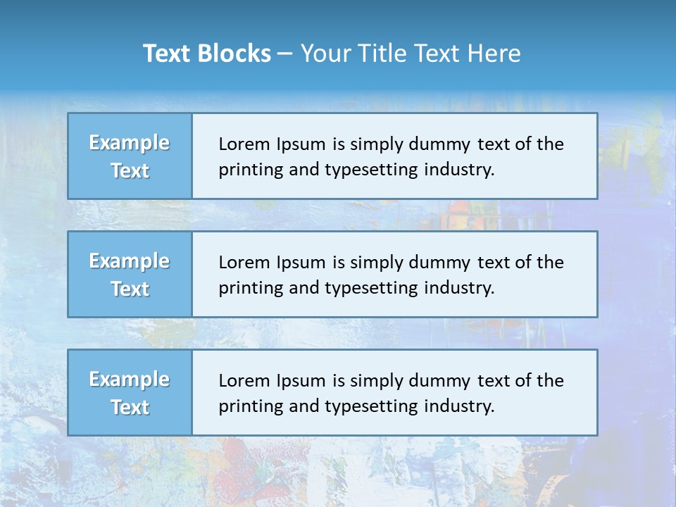 Art Abstract Background PowerPoint Template