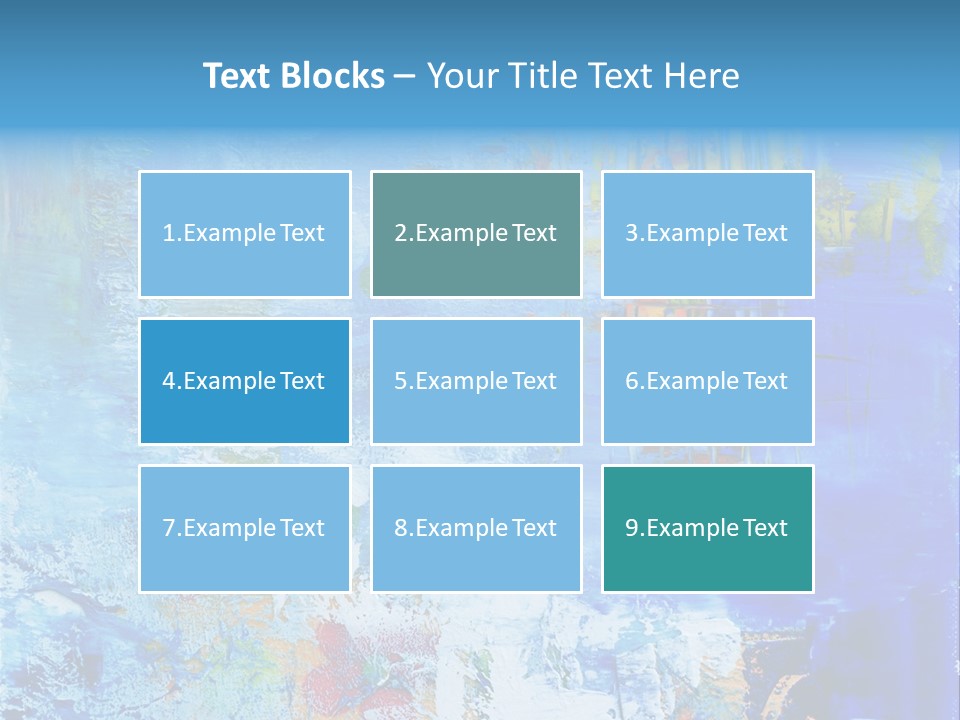 Art Abstract Background PowerPoint Template