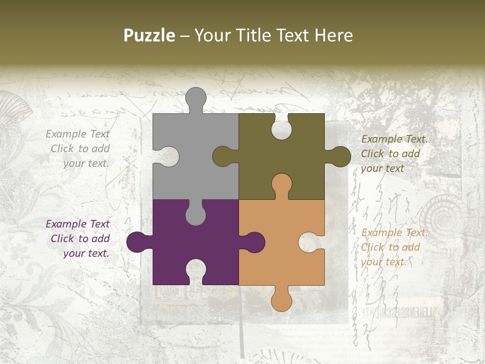 Illustration Collage Painting PowerPoint Template