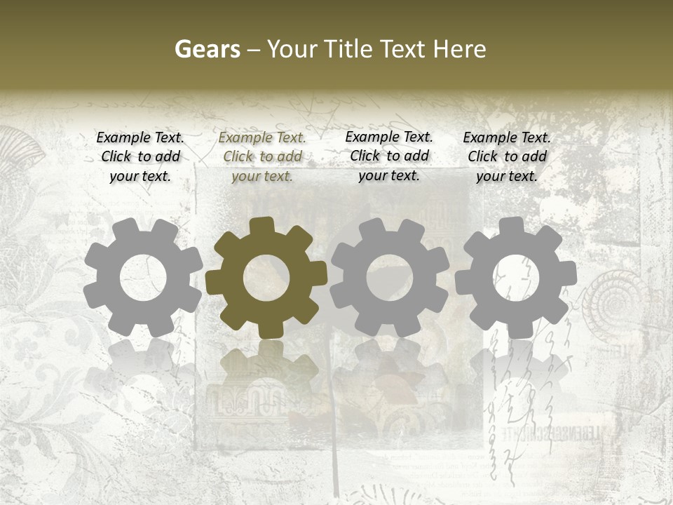 Illustration Collage Painting PowerPoint Template