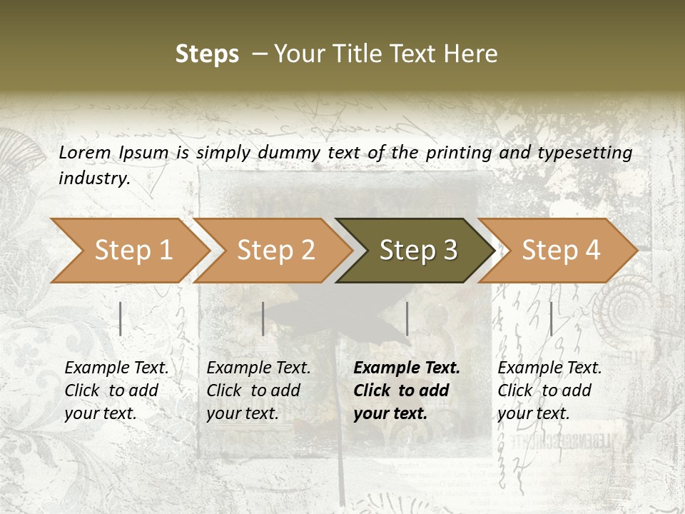 Illustration Collage Painting PowerPoint Template