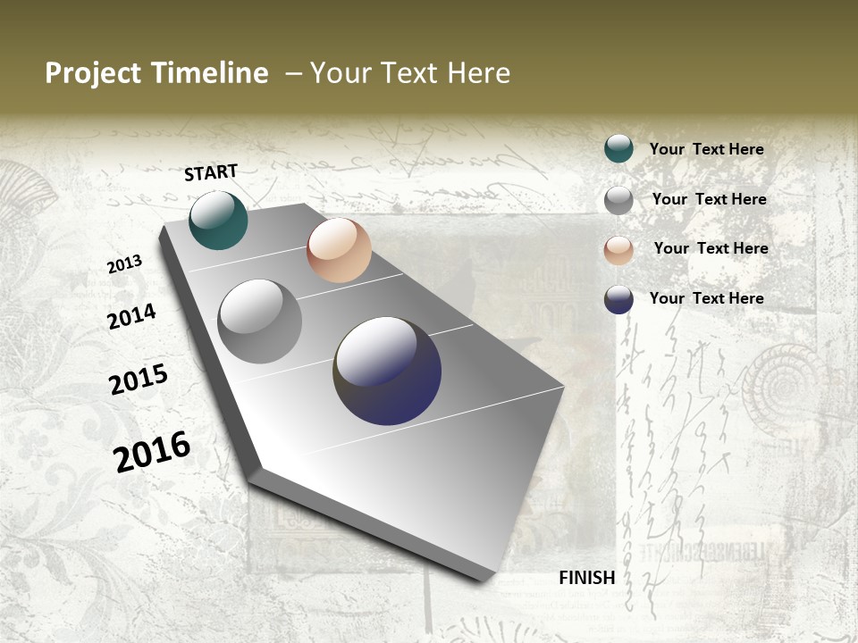 Illustration Collage Painting PowerPoint Template