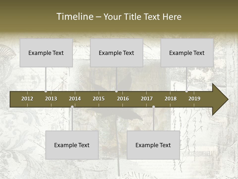 Illustration Collage Painting PowerPoint Template