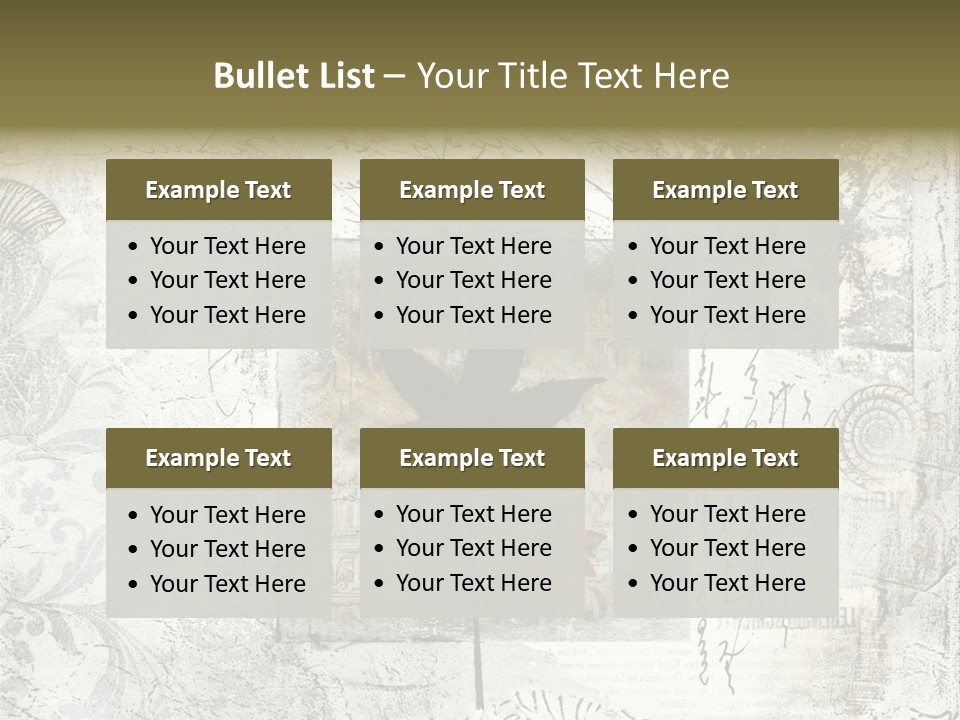 Illustration Collage Painting PowerPoint Template