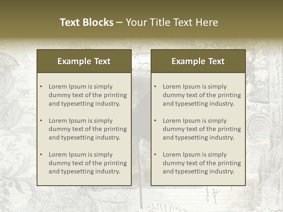 Illustration Collage Painting PowerPoint Template