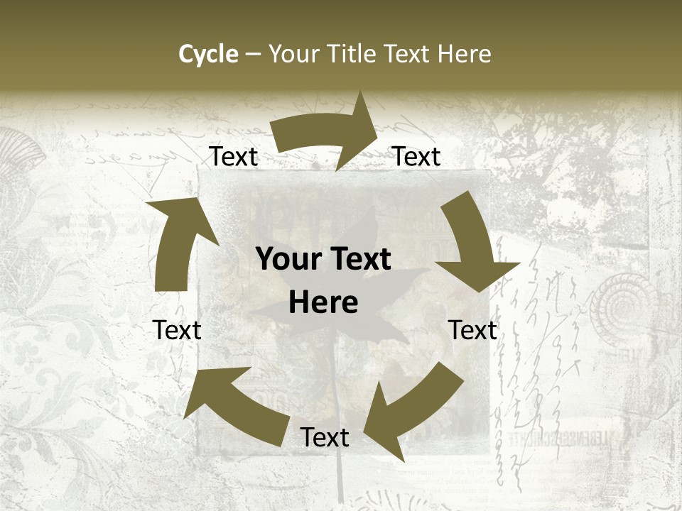 Illustration Collage Painting PowerPoint Template