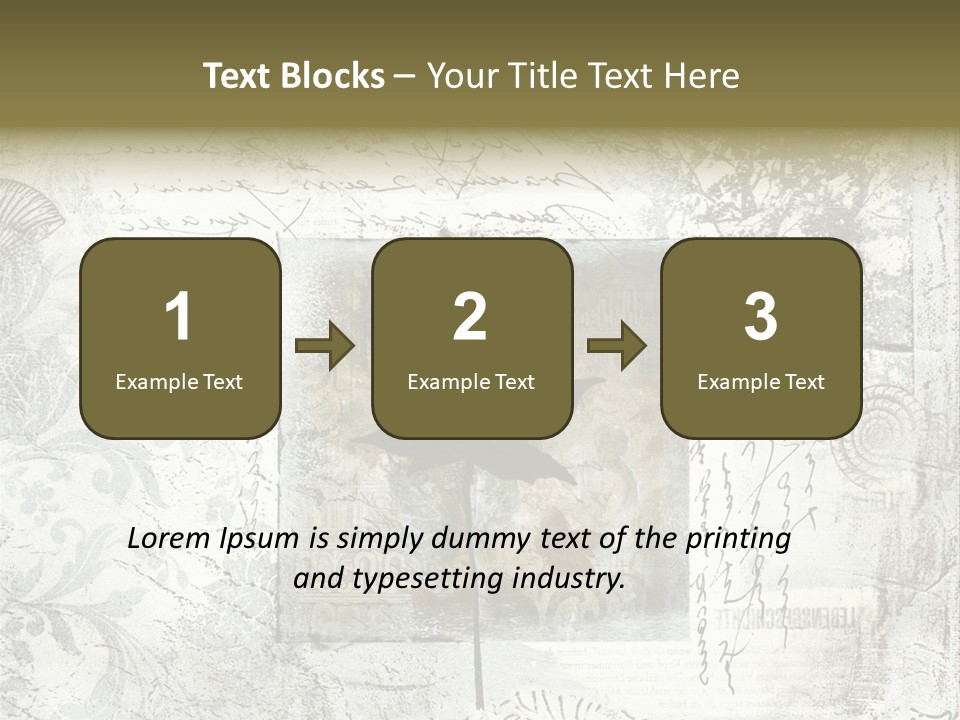 Illustration Collage Painting PowerPoint Template