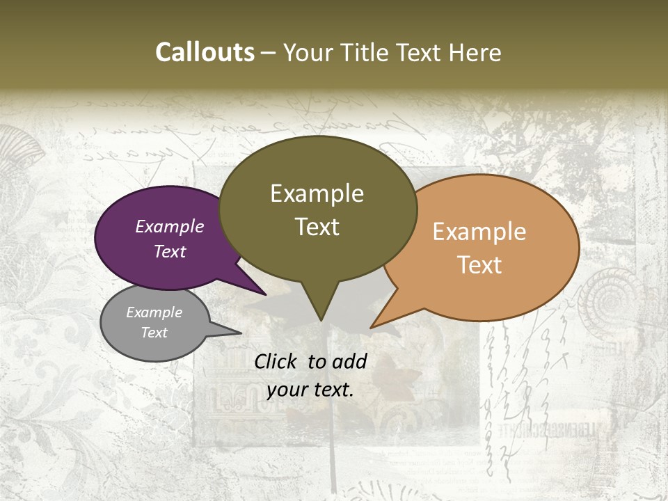 Illustration Collage Painting PowerPoint Template