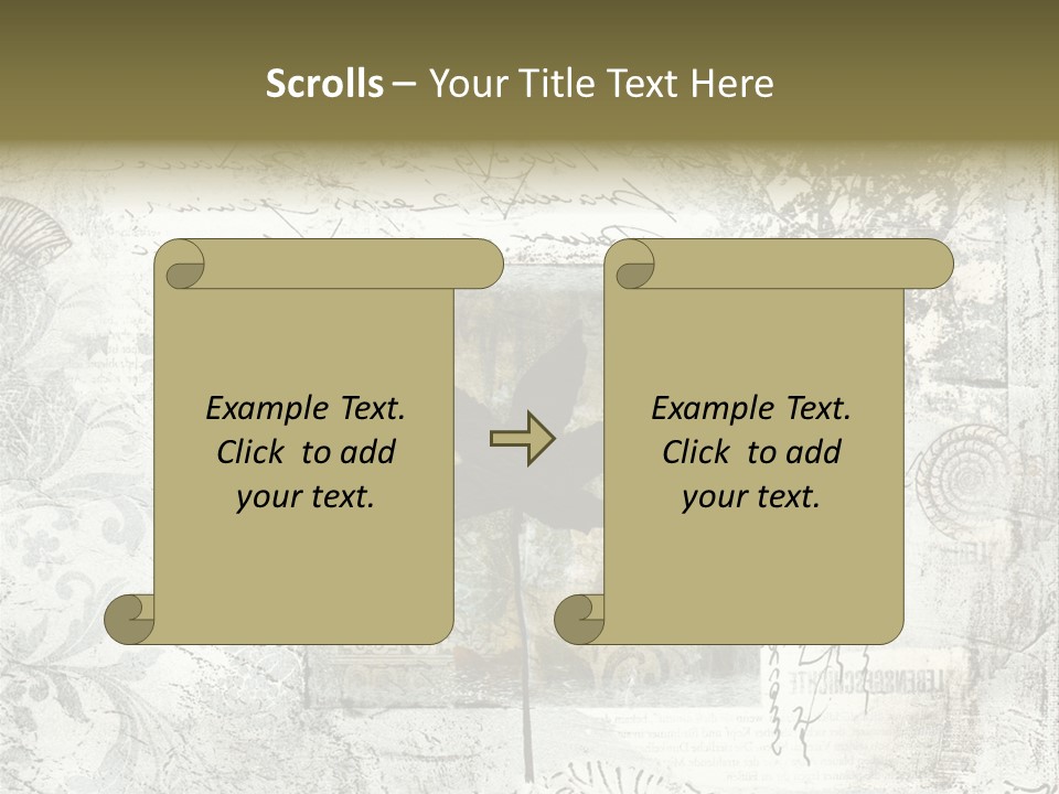 Illustration Collage Painting PowerPoint Template