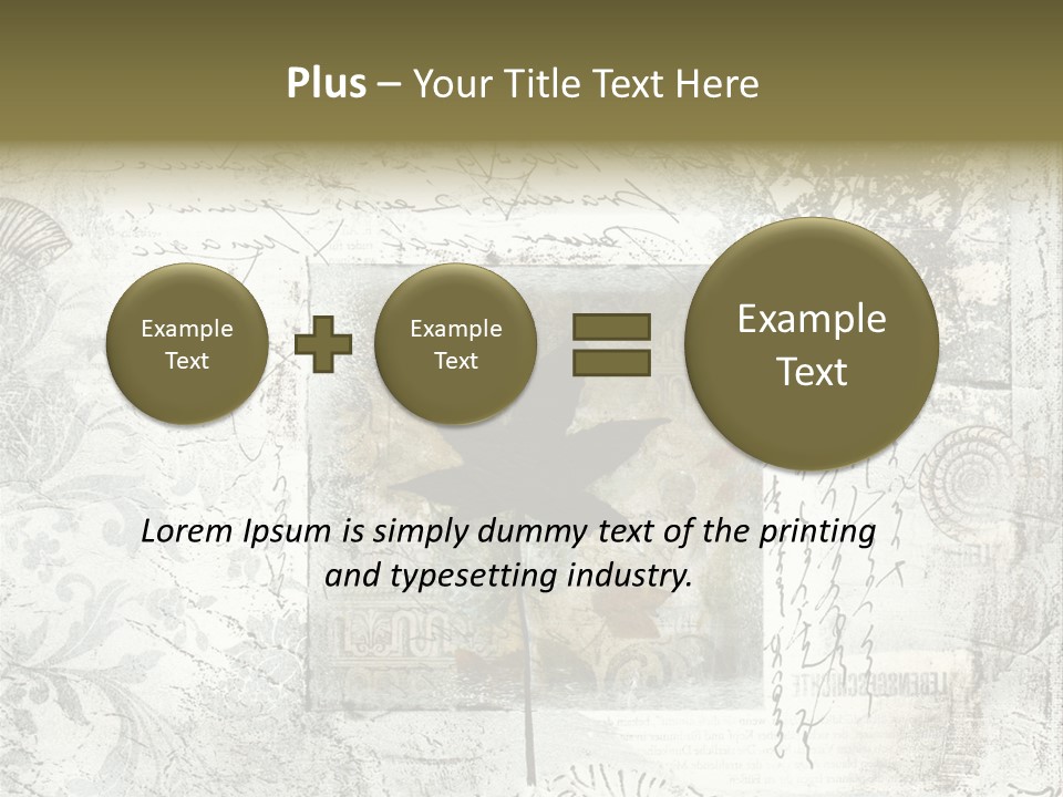 Illustration Collage Painting PowerPoint Template