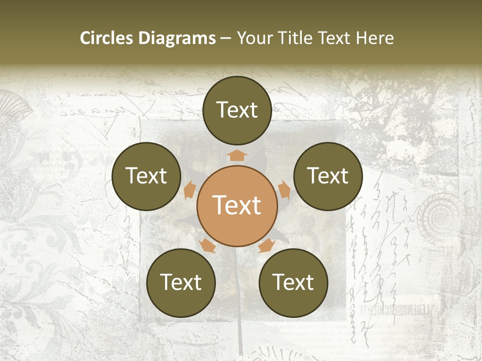 Illustration Collage Painting PowerPoint Template