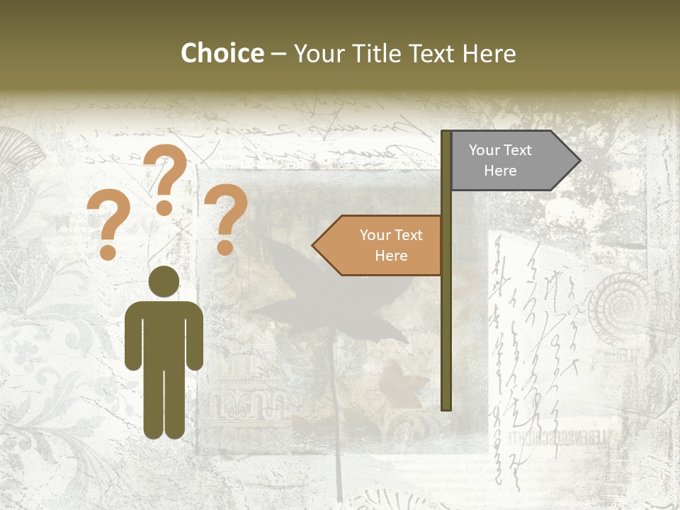 Illustration Collage Painting PowerPoint Template