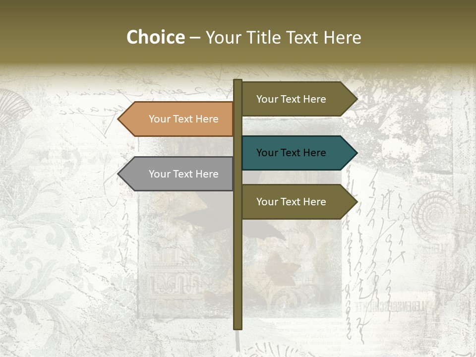 Illustration Collage Painting PowerPoint Template