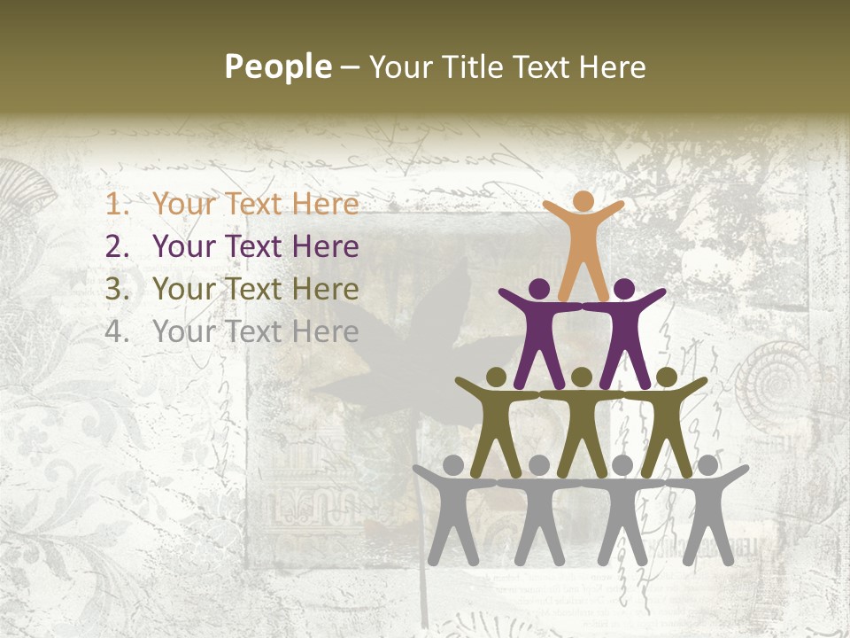 Illustration Collage Painting PowerPoint Template