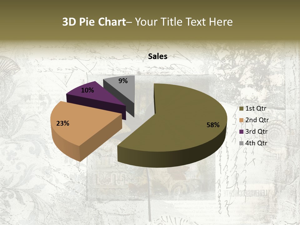 Illustration Collage Painting PowerPoint Template