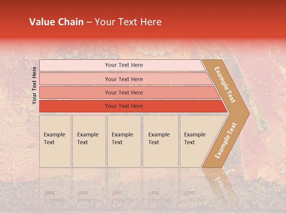 India Illustration Texture PowerPoint Template