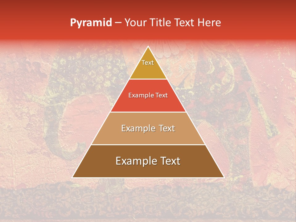 India Illustration Texture PowerPoint Template